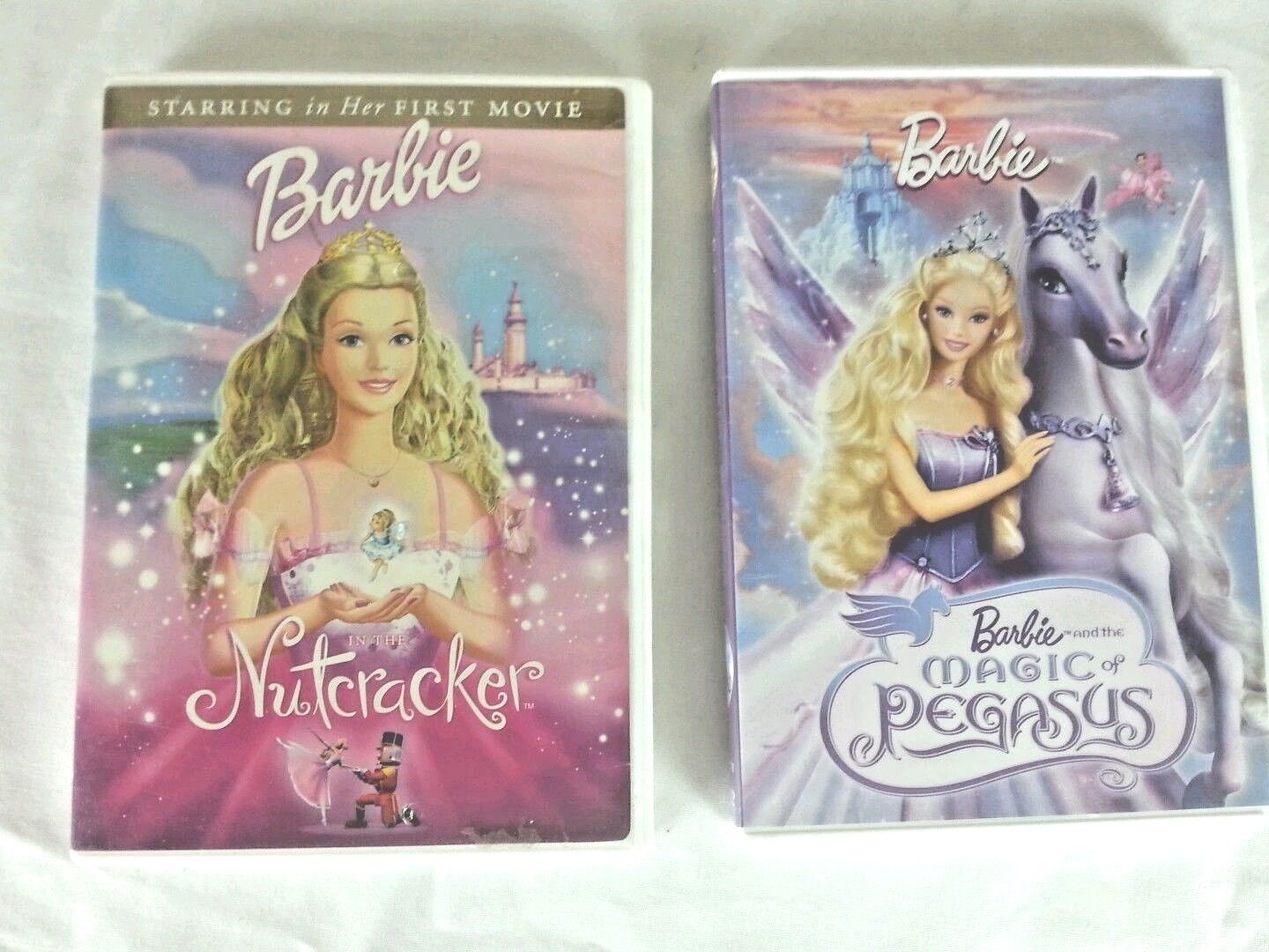 Lot of 9  Children's Kids Movies DVD's Barbie Dora Little Lulu