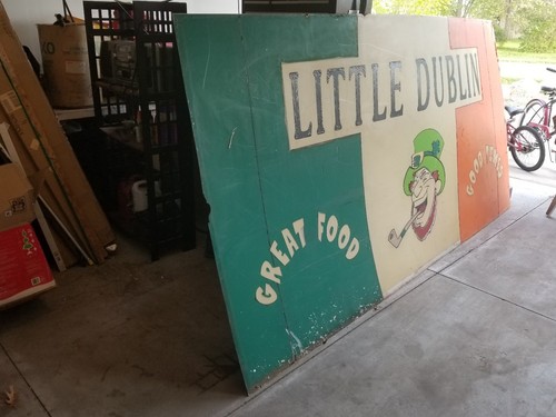 Vintage Irish Bar Sign 