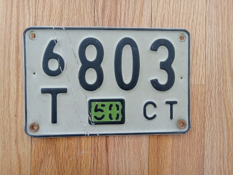 Connecticut 1950 License Plate