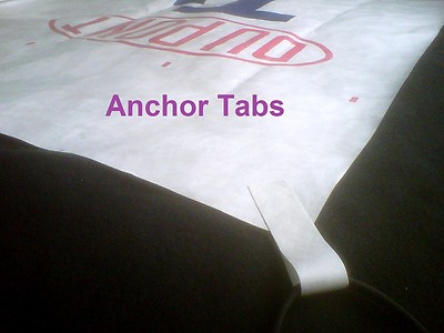 3 x 8 foot Tyvek DuPont Homewrap Ground Sheet Tarp Footprint w/ 6 Anchor Loops