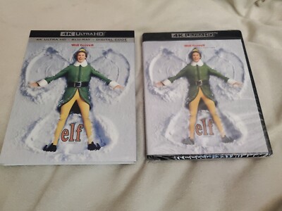Elf (4K UHD + Blu-ray + Digital + Slipcover) Brand New!