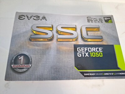 EVGA 02G-P4-6154-KR GeForce GTX 1050 SSC Gaming ACX 3.0 GDDR5 DVI HDMI DP