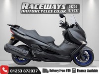 SUZUKI BURGMAN 400 2021 71 REG 2,371 MILES BLACK USED MOTORCYCLE 400CC