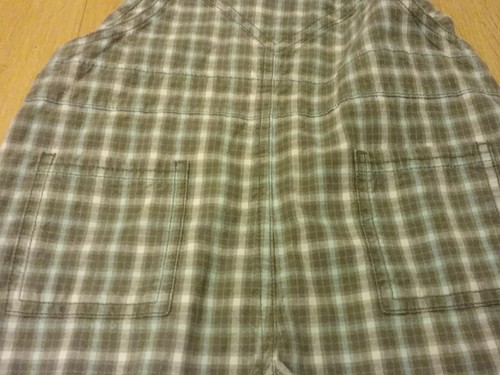 GYMBOREE TODDLER BOYS CLOTHES PLAID SHORTALLS BIB OVERALL 3T OUTFIT