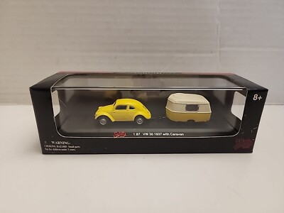 Malibu International Ltd. Volkswagen VW Kafer with Caravan 1:87 Model Collection