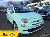 2018 Fiat 500 1.2 Lounge Euro 6 (s/s) 3dr HATCHBACK Petrol Manual