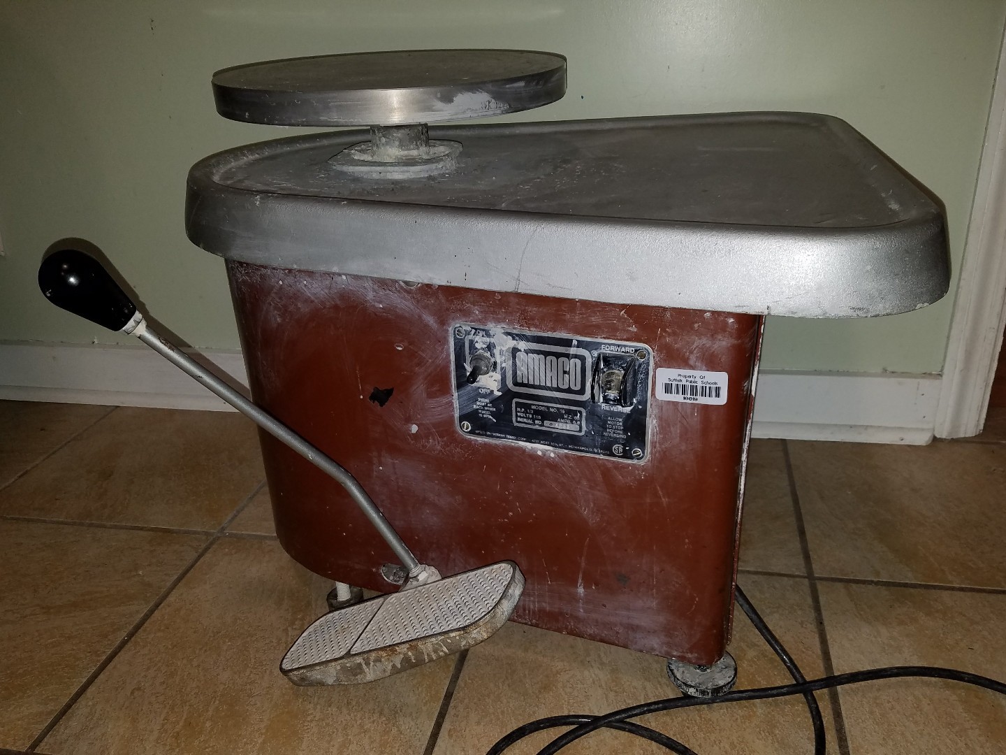 AMACO MODEL 15 POTTERY WHEEL BRENT SHIMPO Reverse