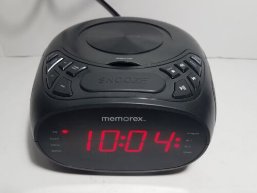 + Dual Alarm Clock + Am/fm Radio + Aux In ~ Mc318b ~ Tested