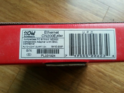 CNET 200EPLUS CN200Eplus Vintage PowerNIC Network Interface Card NIB