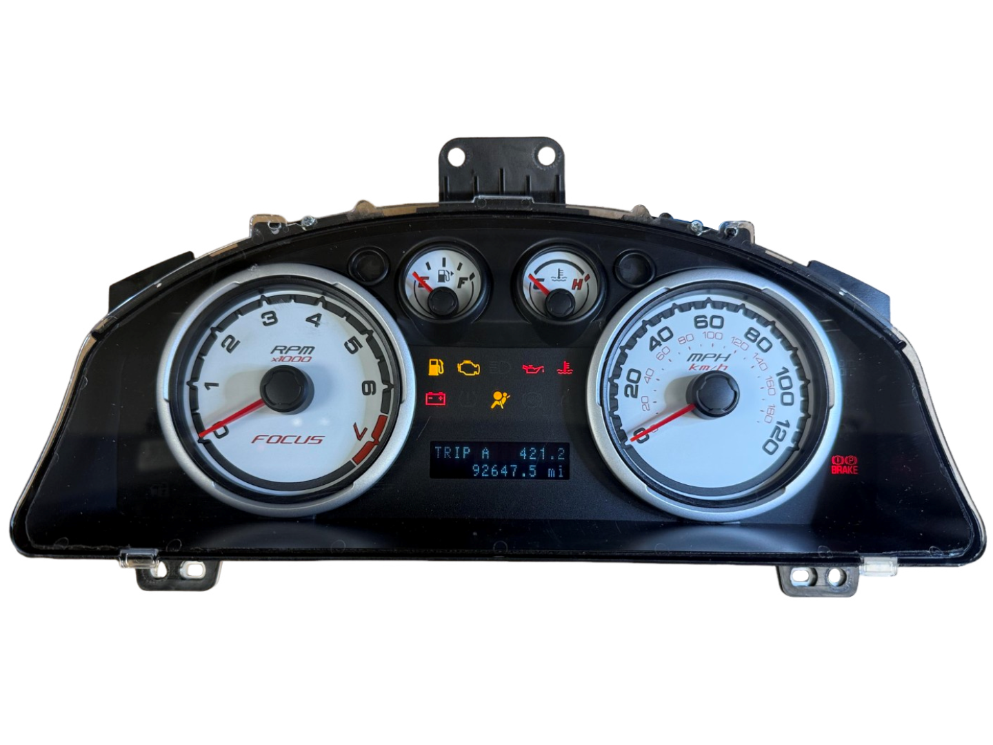Speedometer Instrument Cluster Dash Panel Gauges 2008 Ford Focus 92,647 Miles