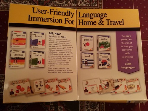 Instant Immersion French German Spanish Greek etc 8 Language (8 Audio CDs)