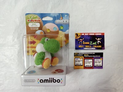 (NEW) Green Yarn Yoshi Amiibo - Yoshi s Woolly World Nintendo *GREAT CONDITION*
