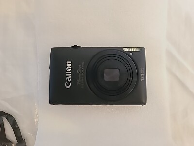 Canon PowerShot ELPH 300 HS / IXUS 220 HS 12.1MP Black Digital Camera - Open Box