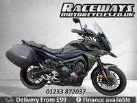 YAMAHA TRACER 900 2018 68 REG 15,428 MILES GREEN USED MOTORCYCLE 847CC