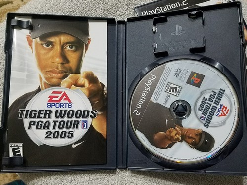 Playstation 2 games lot of 2 Tiger Woods EA sports 2005 & 2008