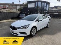 2017 Vauxhall Astra 1.4T 16V 125 Energy 5dr HATCHBACK Petrol Manual
