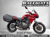 YAMAHA TRACER 700 2017 17 REG 11,596 MILES RED USED MOTORCYCLE 689CC