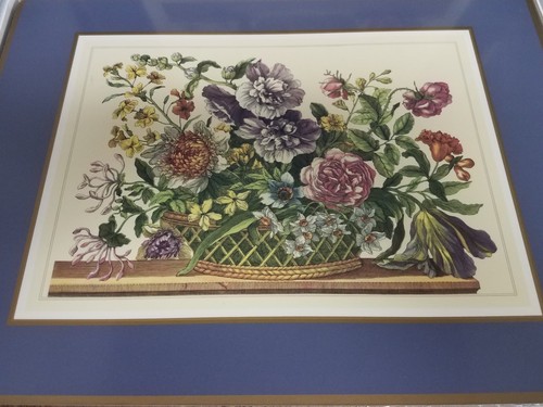 Vintage Pimpernel Cork Backed (Floral Basket) Placemats