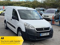 2017 Peugeot Partner 1.6 BlueHDi 850 S L1 (s/s) 4dr PANEL VAN Diesel Manual