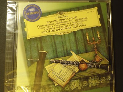 MOZART ~ Klarinetten Flötenkonzert No 1~Karl Böhm~Germany~Wind Concertos~CD~ NEW