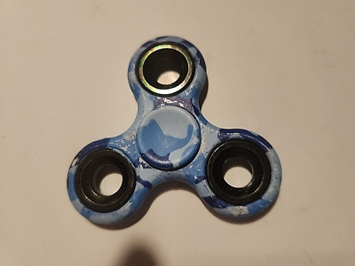 2X CAMOFLAGE WIDGET HAND SPINNER BLUE