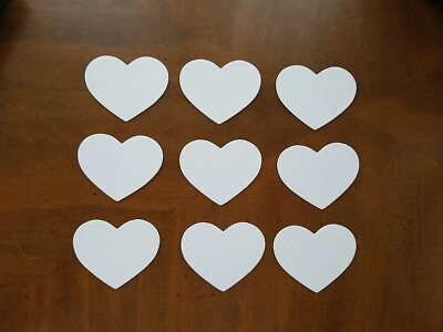 White Magnetic Hearts Teacher Made Learning Resources Homeschool Classroom 