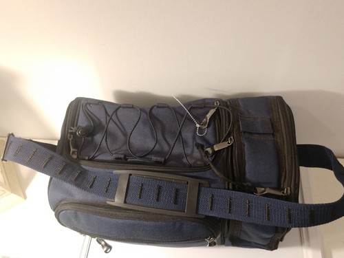 picnic time picnic set with cooler compartment blue tote for two