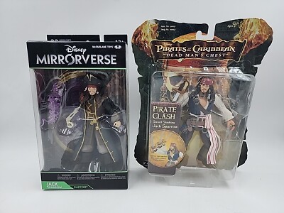 2 Jack Sparrow 6  Pirates Of The Caribbean Figure 2006 Pirate Clash Quick Draw