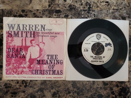 PROMO Warren Smith The Meaning Of Christmas/Dear Santa 7