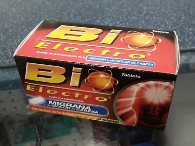 Bio Electro Migraña y Dolor de Cabeza For Migraine And Headache 24 Caps!! 