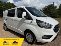 2021 Ford Transit Custom 2.0 320 EcoBlue Limited Crew Van Auto L2 H1 Euro 6 (s/s