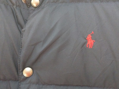 Polo Ralph Lauren Boys Reversible Down Vest Navy Red - Size L (14-16) - New