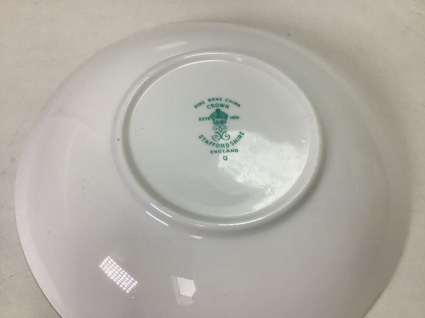 Antique Elegant Handpainted Crown Staffordshire Crs119