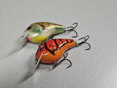 (2) SPRO FAT PAPA SB 55 Crankbaits...Great Colors!!!