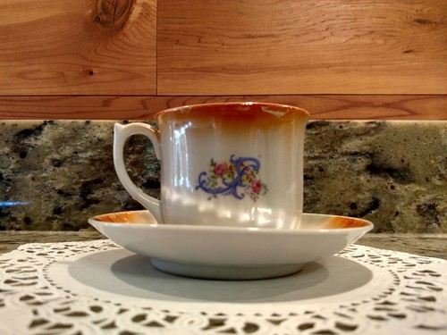 VINTAGE CHINA TEA CUP & SAUCER SET MADE IN GERMANY