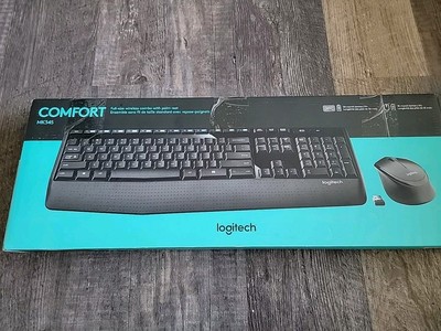 Logitech MK345 Palmrest Wireless Keyboard and Optical Mouse Combo