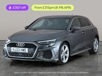 2022 Audi A3 1.5 TFSI 35 S line Sportback 5dr Petrol S Tronic Euro 6 (s/s) (150 
