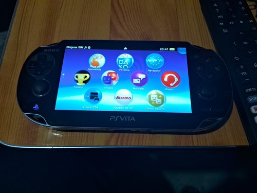 PlayStation PS Vita Console Crystal Black PCH-1000 Black