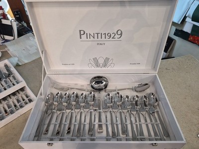 Pinti1929 "Leonardo" Set Posate 75 Pezzi Acciaio Inox