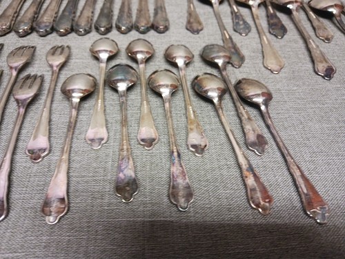 Berndorf Royal Chippendale cutlery Silverplate Flatware 42 pieces