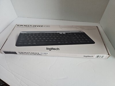 Logitech K585 Multi-Device Slim Wireless Keyboard Graphite