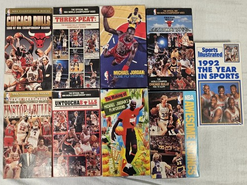 『MICHAEL JORDAN/NBA』 (VHSビデオ×6巻) Michael Jordan: The Ultimate Collection (VHS, 1996, 3-Tape