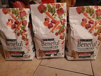 Purina Beneful Healthy Weight Dry Dog Food FarmRaised Beef 3lb Lot Of 3 Bags