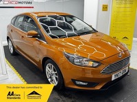 2017 Ford Focus 1.0T EcoBoost Zetec Euro 6 (s/s) 5dr HATCHBACK Petrol Manual