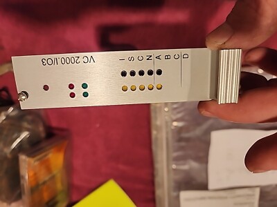 Celio VC2000.I/O3 Graphic Art PLC Slot Rack Control Card RC1000 	Viscolor 2200