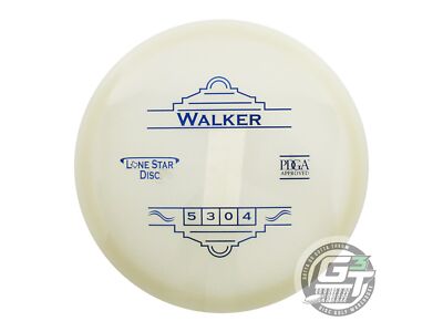 NEW Lone Star Alpha Glow Walker 172g Blue Foil Midrange Golf Disc