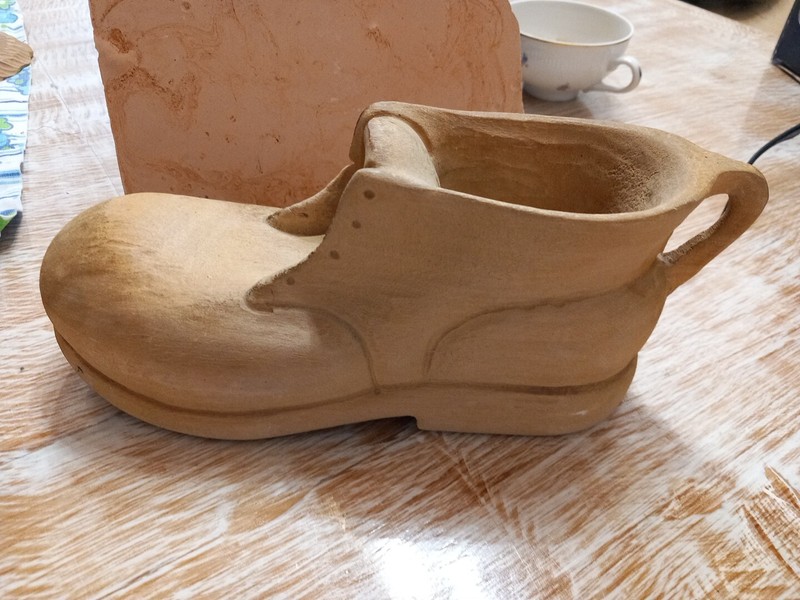 Scarpa Scultura In Legno Val Gardena