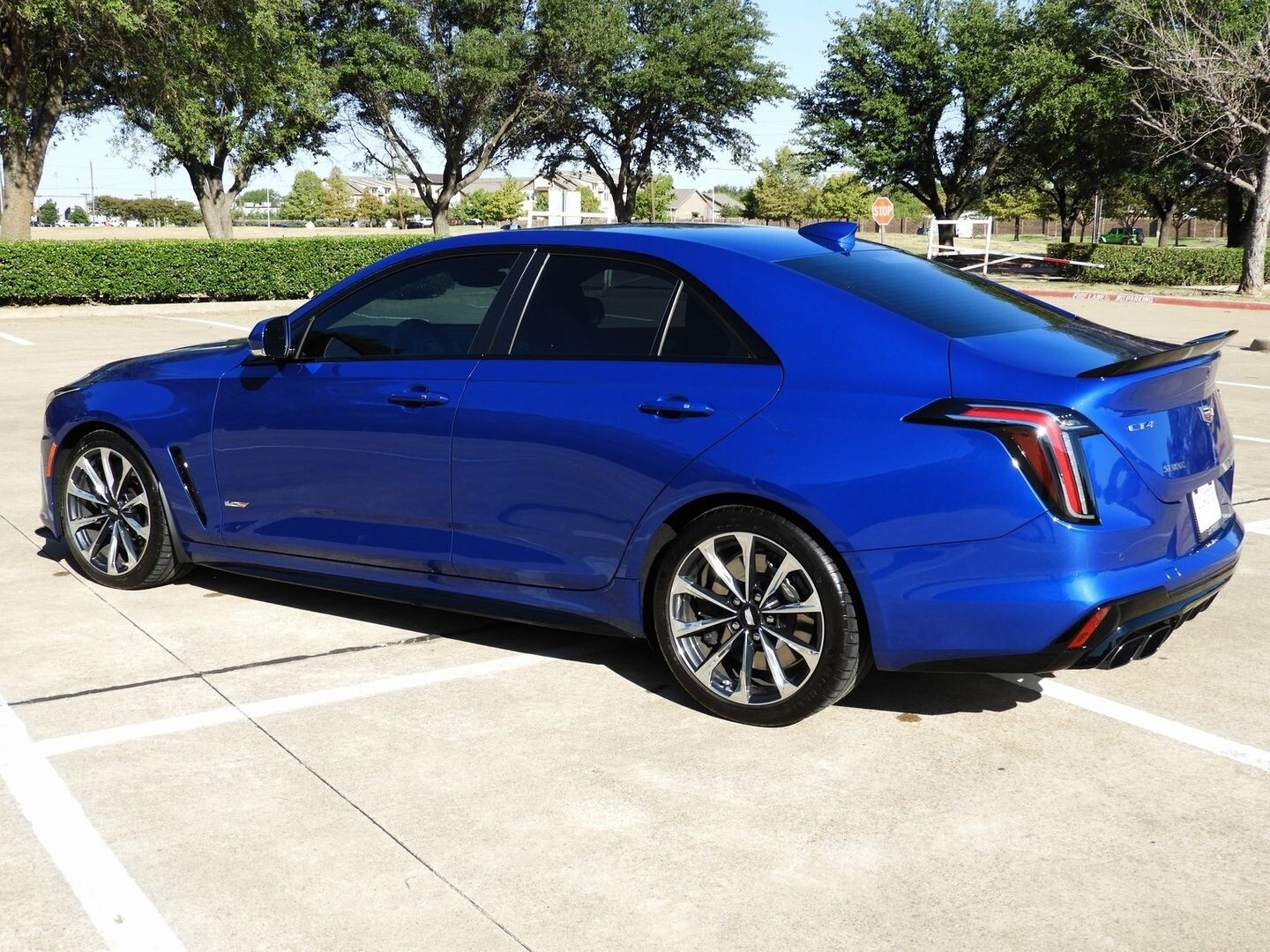 2022 Cadillac Ct4 V 6 Speed 2548 Miles Wave Metallic Sedan 6 Manual
