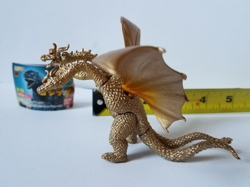 BANDAI King Ghidorah TOHO Kaiju Gashapon Figure insert in USA Godzilla HG 7 mini
