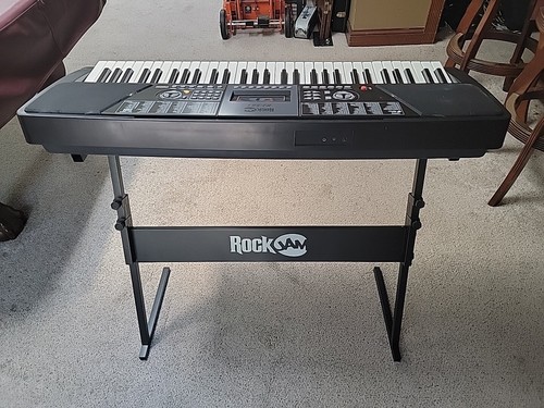 【即日発送】Rock JAM RJ-561 電子キーボード 譜面台付き RockJam RJ561 61-Key Electronic Keyboard, Stand, Headphones